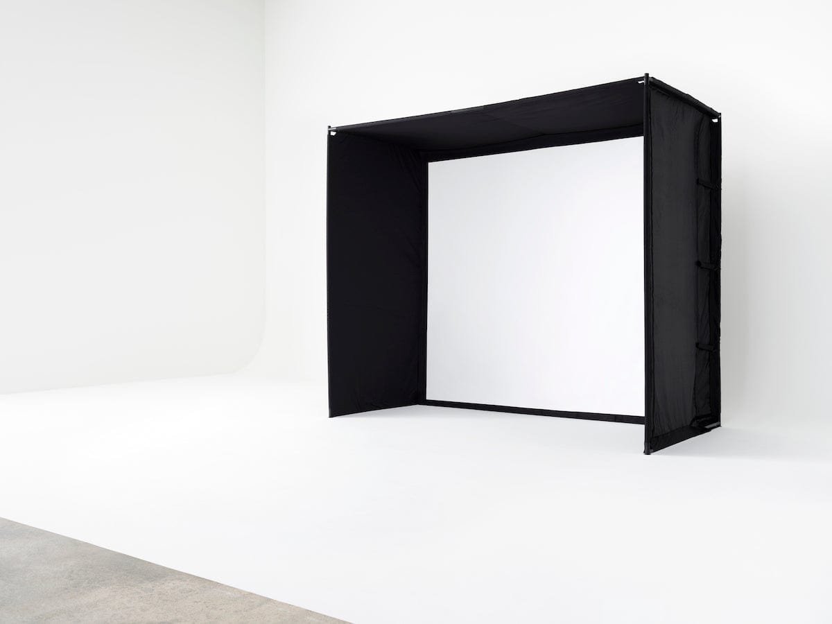 SkyTrak Golf Simulator Enclosure - High Impact Home Studio Bay - golf simulator enclosure