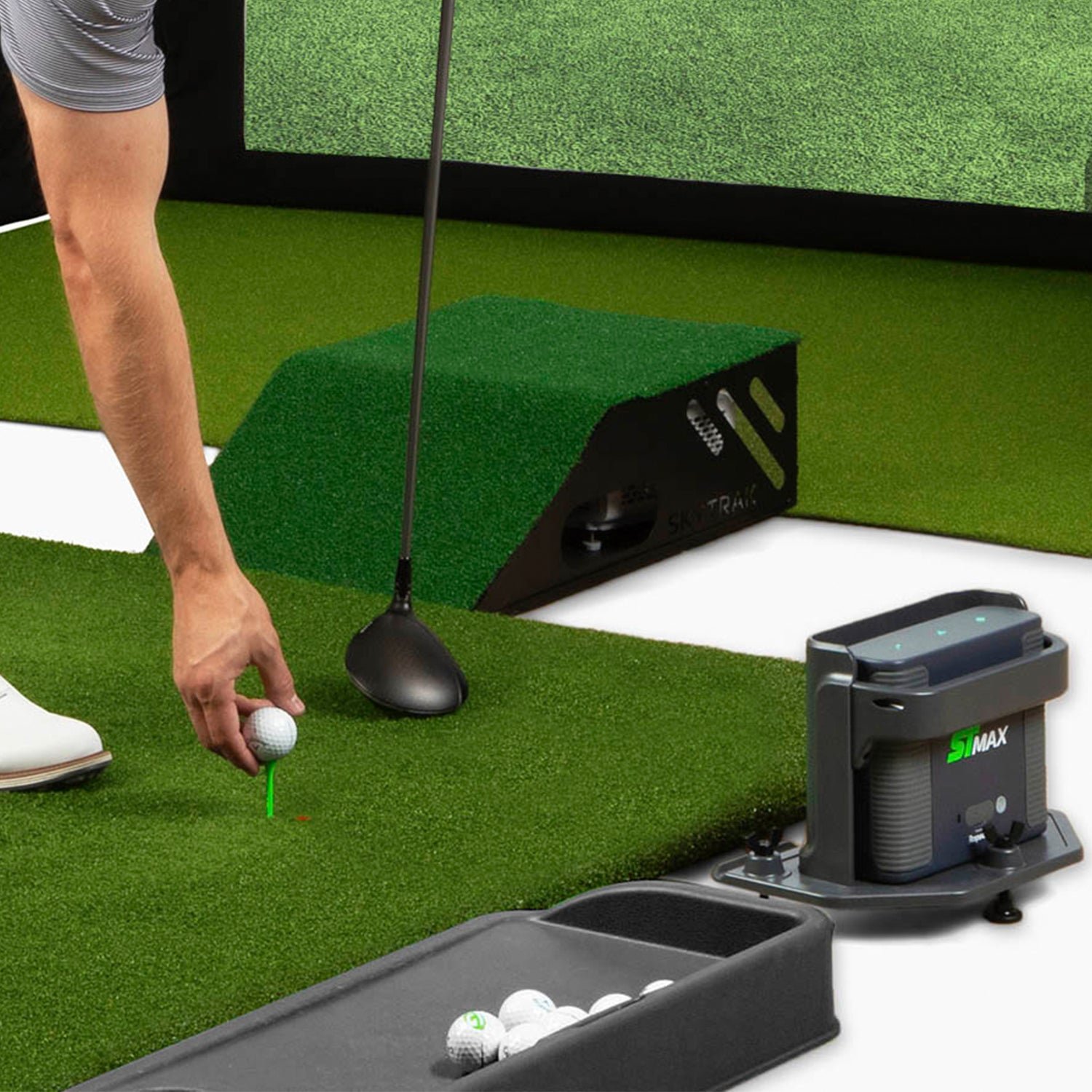 SkyTrak ST MAX Golf Simulator Ultimate Studio Package - st max golf simulator package